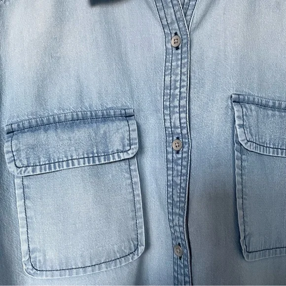 Light Blue Denim Shirt by Caslon - Picture 3 of 7